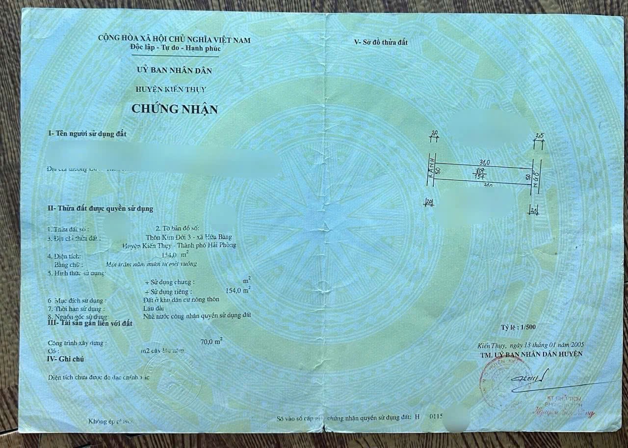 LÔ 154M² GIÁ RẺ HIẾM – NGANG 5M – NGÕ Ô TÔ 3M TẠI KIM ĐỚI 3, HỮU BẰNG ZALO 0567 222 555