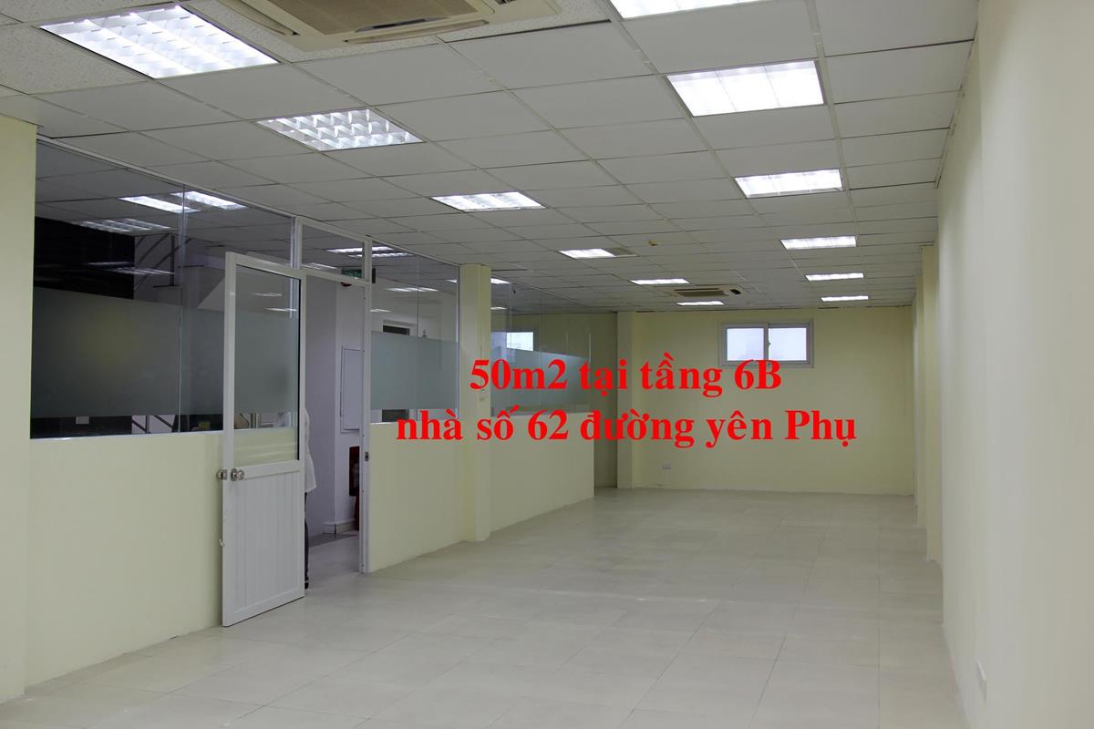 Chủ nhà mời thuê VP 45m giá rẻ tại 62 đường Yên Phụ