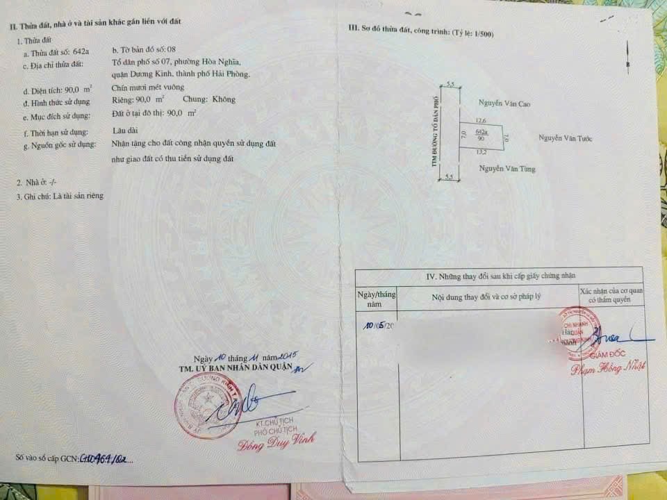 BÁN ĐẤT MẶT ĐƯỜNG THỂ NHÂN – HÒA NGHĨA – DƯƠNG KINH NGANG 7M HIẾM – GẦN ĐƯỜNG 402 – GIÁ ĐẦU TƯ ZALO 0567 222 555