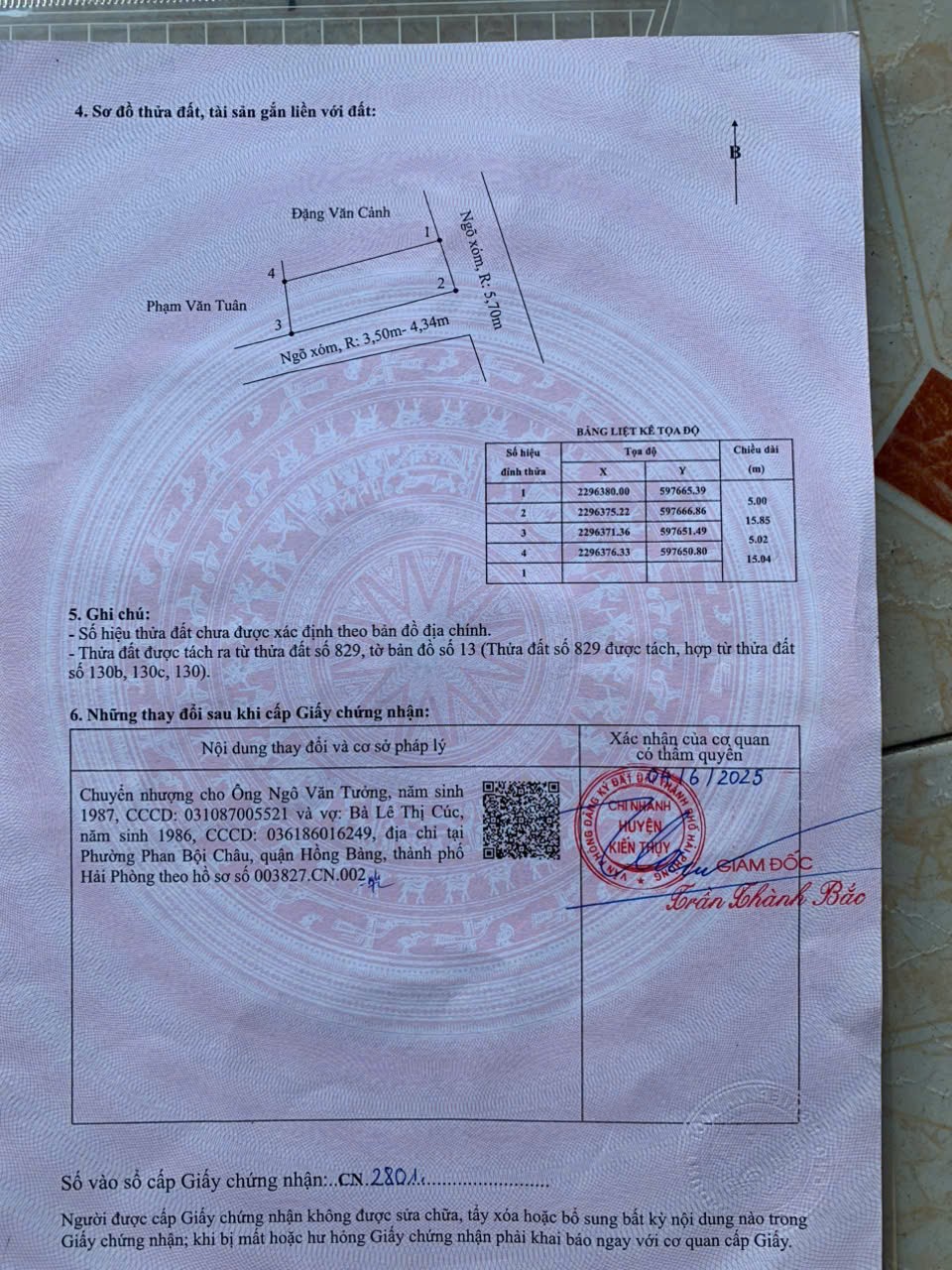 LÔ GÓC ĐOÀN KẾT MINH TÂN – 2 MẶT TIỀN ĐƯỜNG NHỰA – GIÁ HIẾM KHU KIẾN THỤY ZALO 0567 222 555