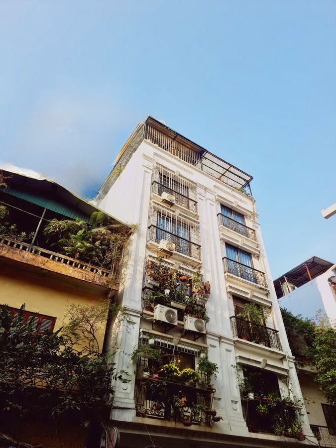 Bán nhà Thái Hà - Đống Đa, 52m, 6 tầng thang máy, 4 PN, Ô tô đỗ cổng, Gần phố, 21 tỷ