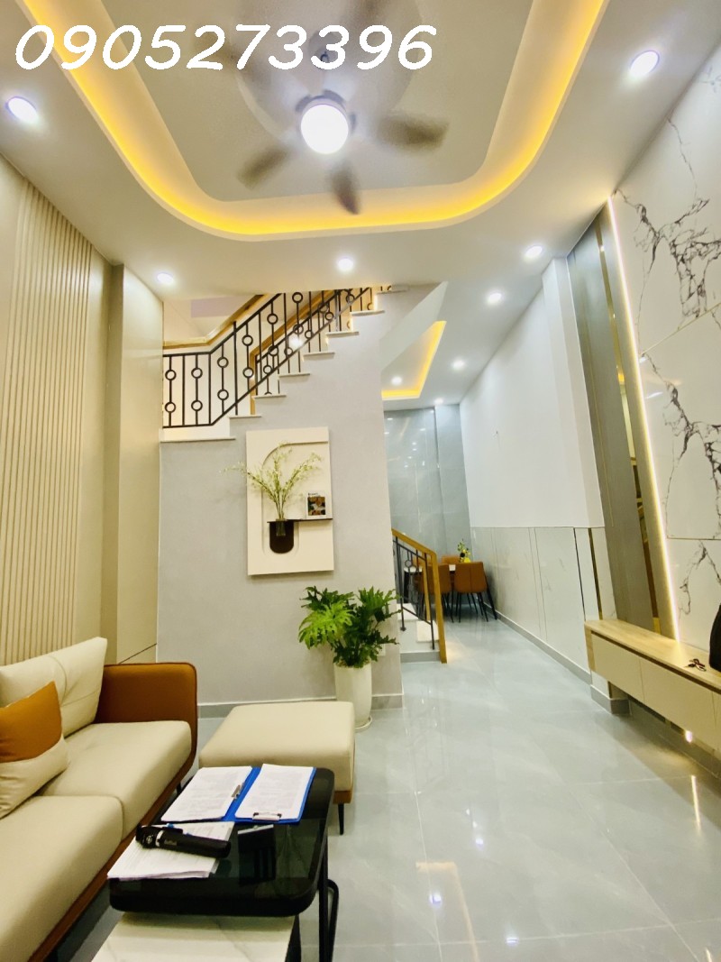 NHÀ GÒ VẤP MỚI Ở NGAY, FULL NỘI THẤT, NGAY GẦN EMART 2, CHỢ THẠCH ĐÀ, 2 TẦNG ĐÚC, DTSD 64M2 GIÁ 3.95 TỶ TL