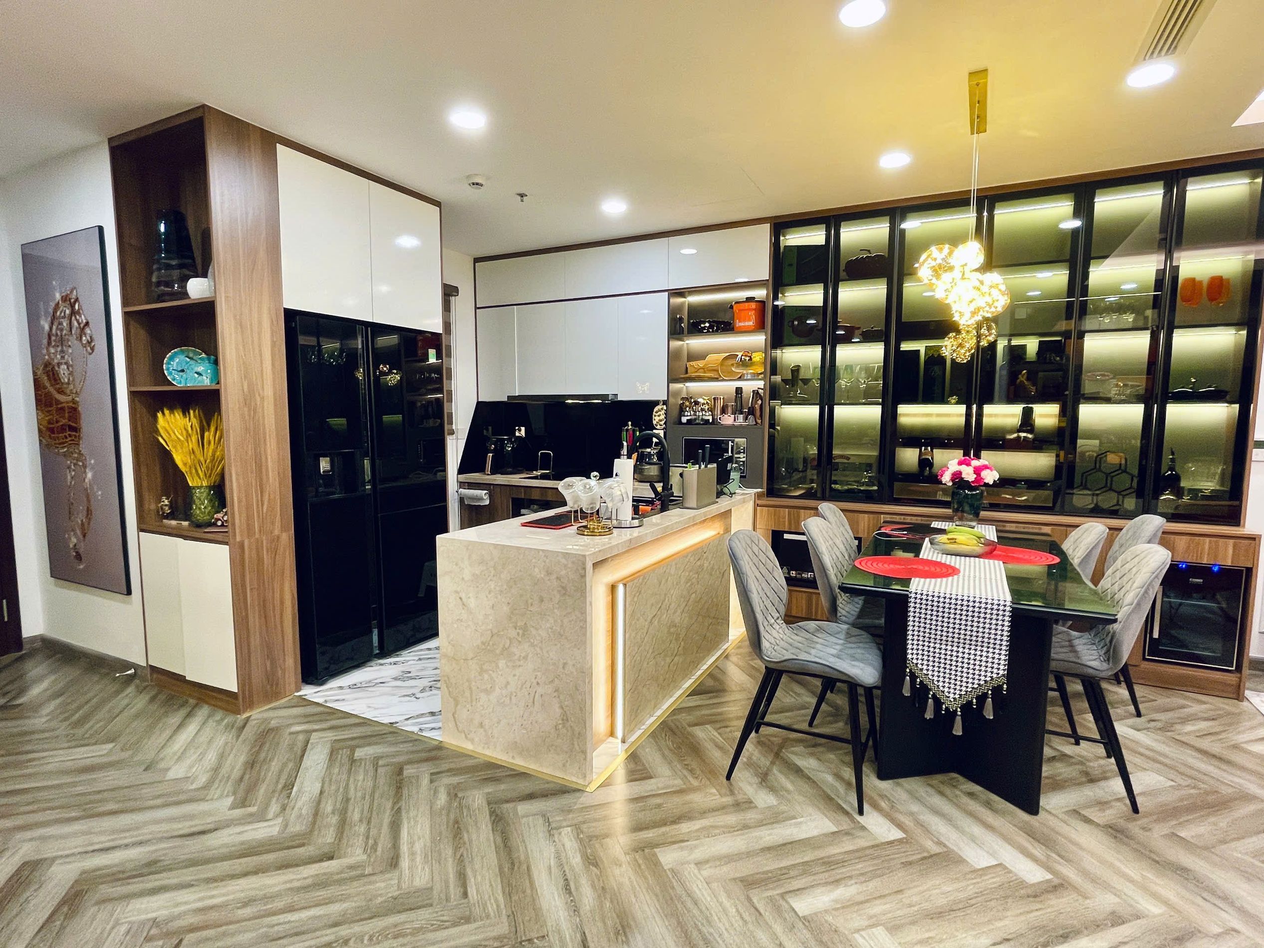 CĂN GÓC VIP – GOLD TOWER 275 NGUYỄN TRÃI – 129M² – NỘI THẤT 5★ – VIEW TRIỆU ĐÔ