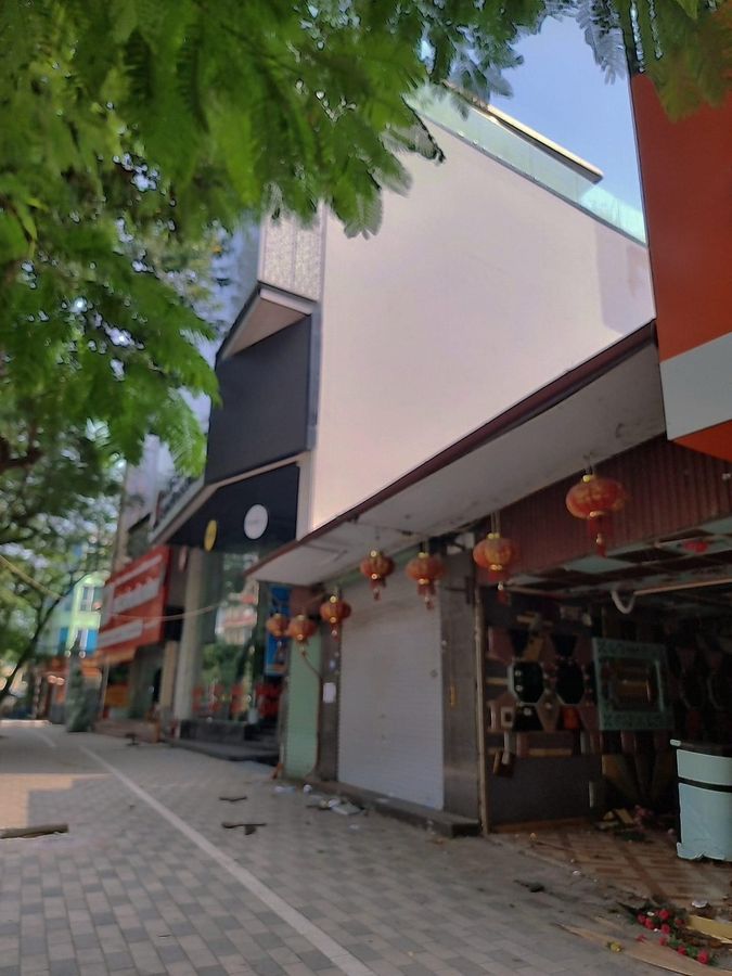 Bán đất mặt phố Khương Đình 200m² Vỉa hè rộng 2 bên Đường 2 chiều View sông cực hiếm 62Tỷ