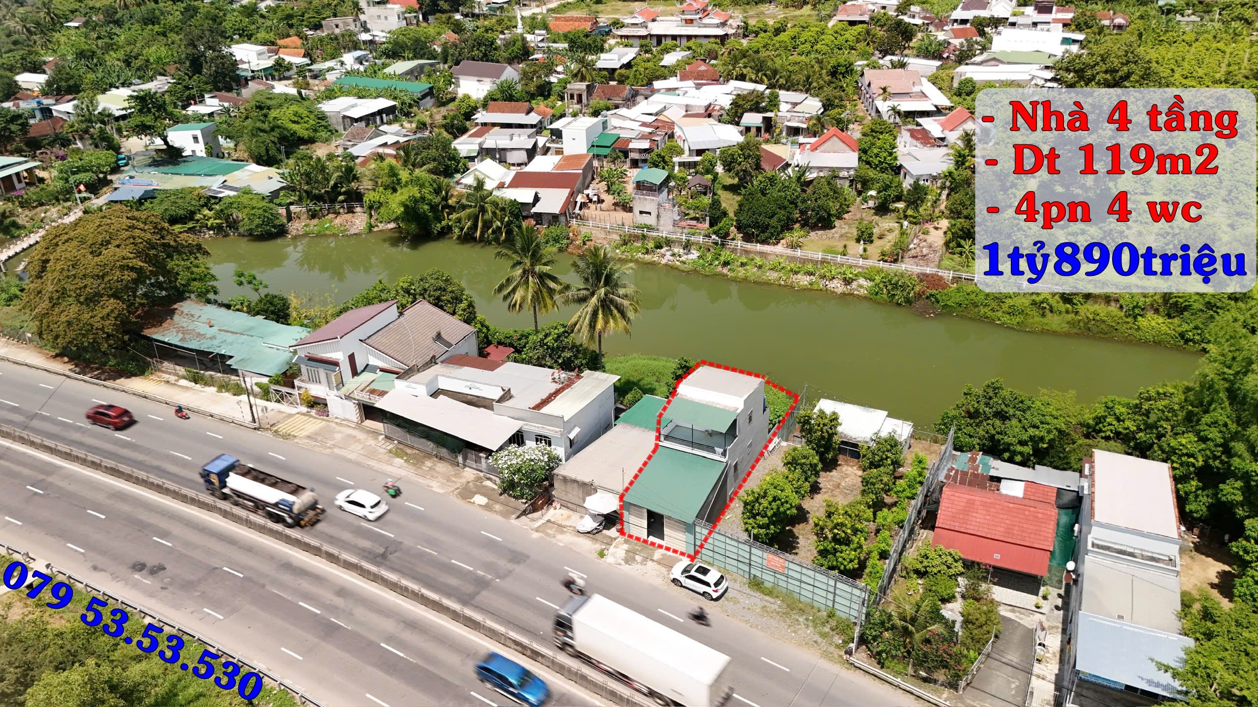 "nhà 4 tầng mặt tiền quốc lộ 1a" Tiện kinh doanh và cho thuê, ZalO79-53.53.53O