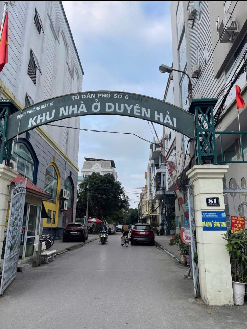 Cần Bán nhà 65m2 x 4 tầng khu nhà ở cao cấp Duyên Hải, 81 Nguyễn Trãi, Ngô Quyền, Hải Phòng