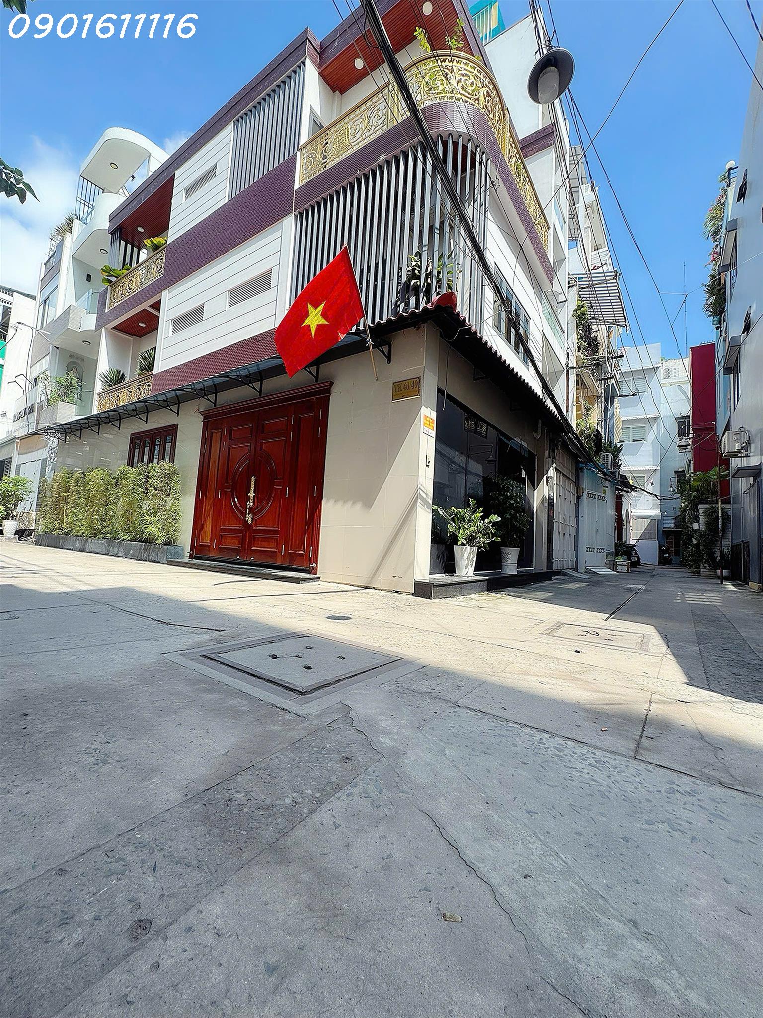 BÁN BIỆT THƯ CĂN GÓC 2 MẶT TIỀN Đ. TRẦN KHẮC CHÂN & TRẦN HƯNG ĐẠO, QUẬN 1