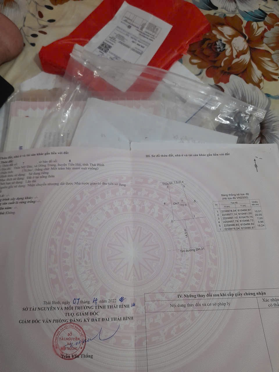 ĐẤT ĐẸP – GIÁ TỐT – CHÍNH CHỦ CẦN BÁN TẠI Mỹ Đức - Đông Trung - Tiền Hải - Thái Bình