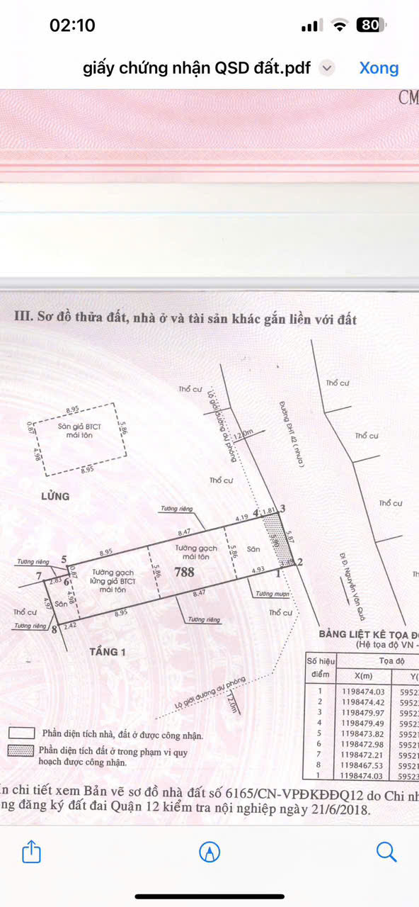 SIÊU PHẨM MẶT TIỀN ĐÔNG HƯNG THUẬN 42 – LÔ ĐẸP HIẾM, GIÁ QUÁ TỐT!