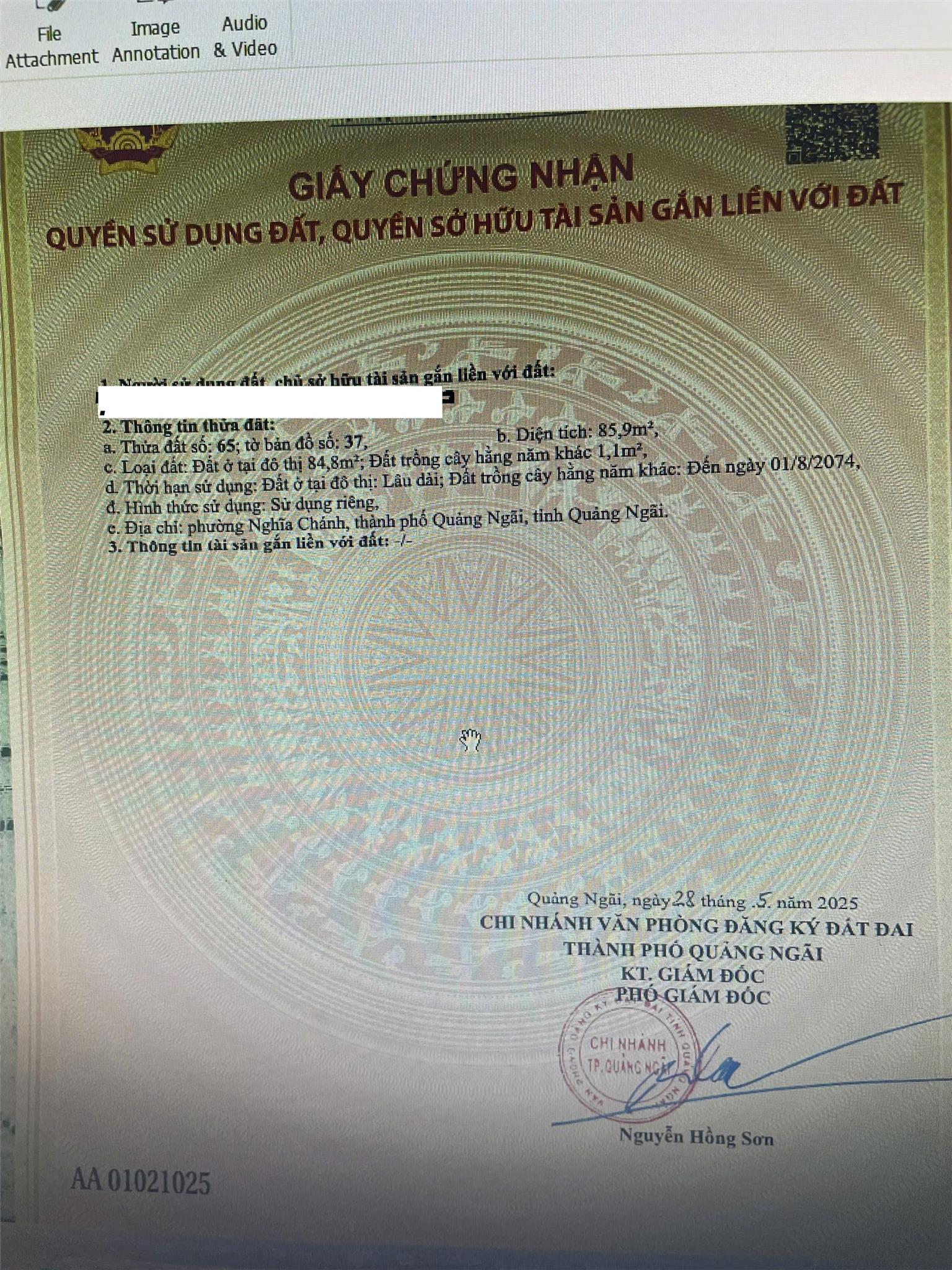 BÁN NHÀ CẤP 4 cẩm thành – TRUNG TÂM TP QUẢNG NGÃI – 1.95 TỶ