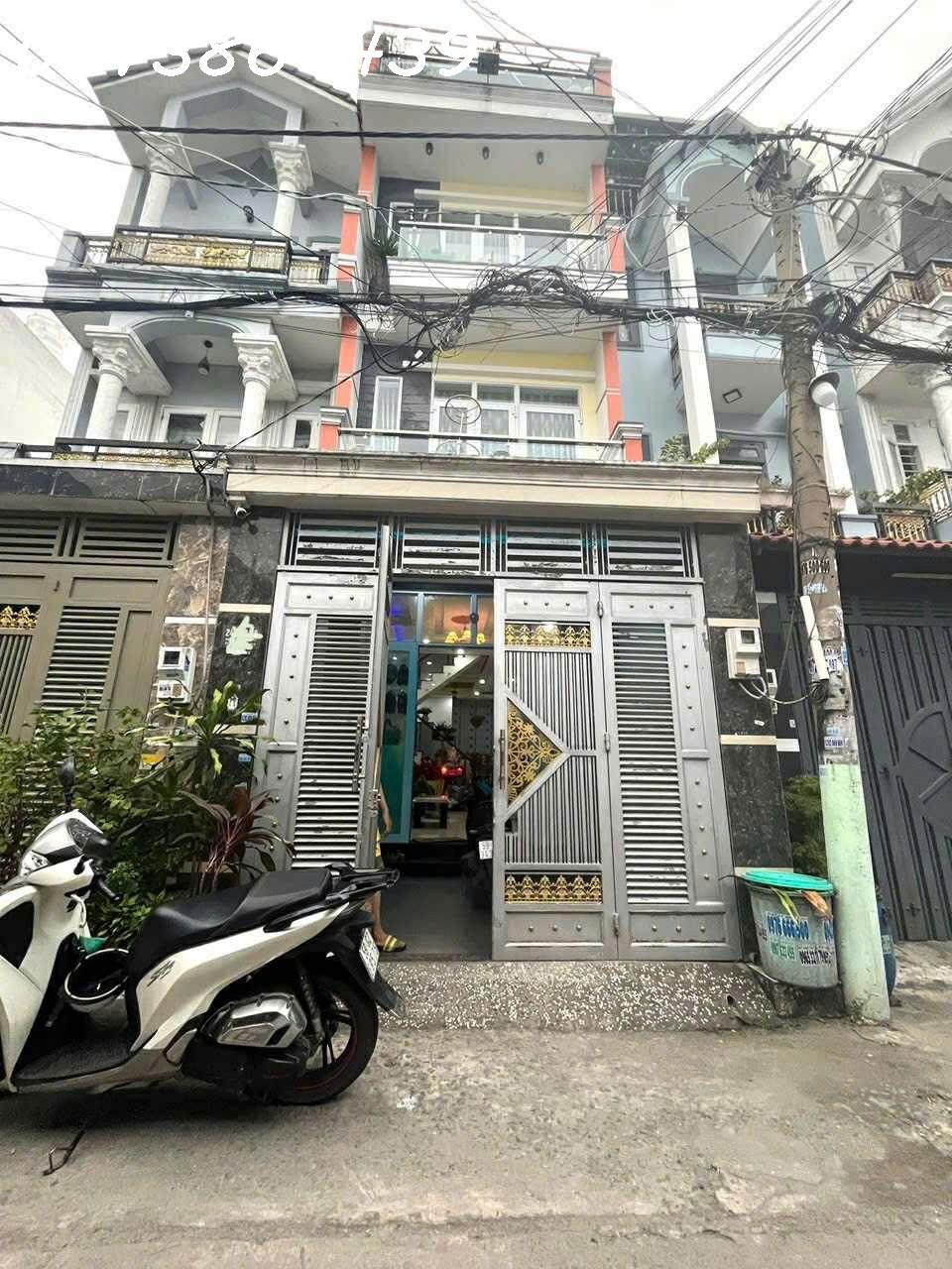 NHÀ ĐẸP 4 TẦNG –62M2 - 4PN - HXH – GẦN CHỢ HIỆP THÀNH – Q12- Tp.HCM Giá: 5,75 tỷ