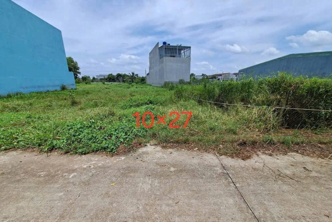 Bán đất thổ cư xã Long Cang, Cần Đước dt 262m2 , đường đan 3,5m giá 1,35 tỷ