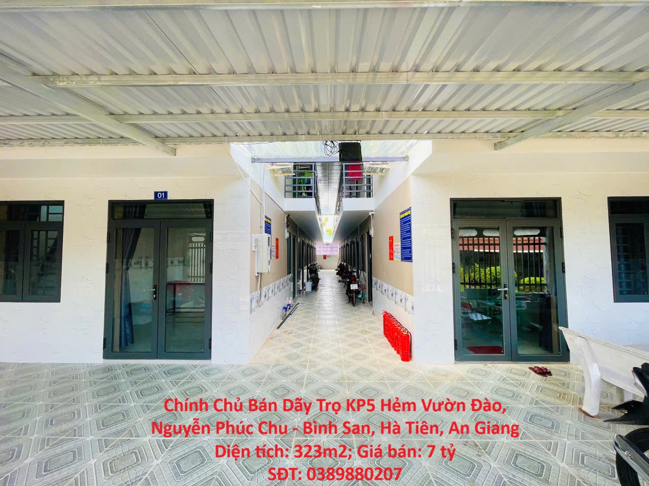 Chính Chủ Bán Dãy Trọ KP5 Hẻm Vườn Đào, Nguyễn Phúc Chu - Bình San, Hà Tiên, An Giang