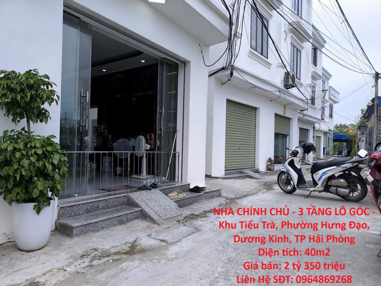 NHÀ CHÍNH CHỦ - 3 TẦNG LÔ GÓC - Khu Tiểu Trà, Phường Hưng Đạo, Dương Kinh, TP Hải Phòng