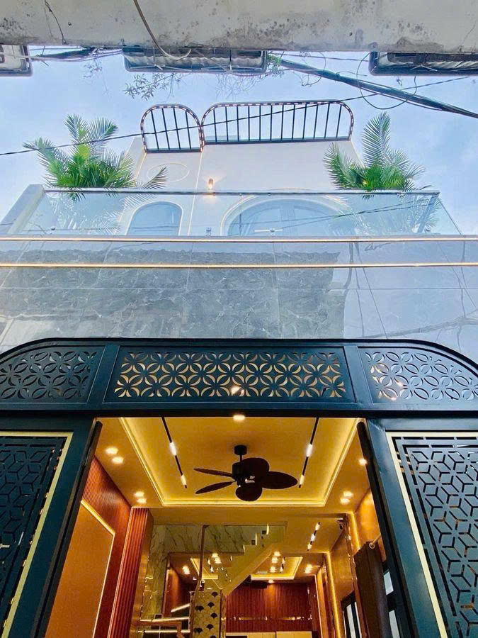 NHÀ HẺM THÔNG LÊ VĂN THỌ - PHẠM VĂN CHIÊU, NHÀ MỚI FULL NT, DT 55M2, 2 TẦNG ĐÚC, NGANG 5M,