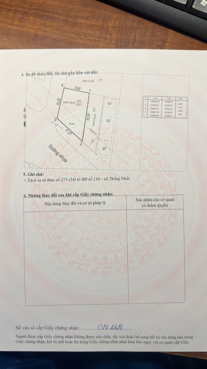 CHÍNH CHỦ BÁN 02 LÔ ĐẤT LIỀN KỀ – Ô GÓC – TRỤC ĐƯỜNG 21M CHỢ THỐNG NHẤT