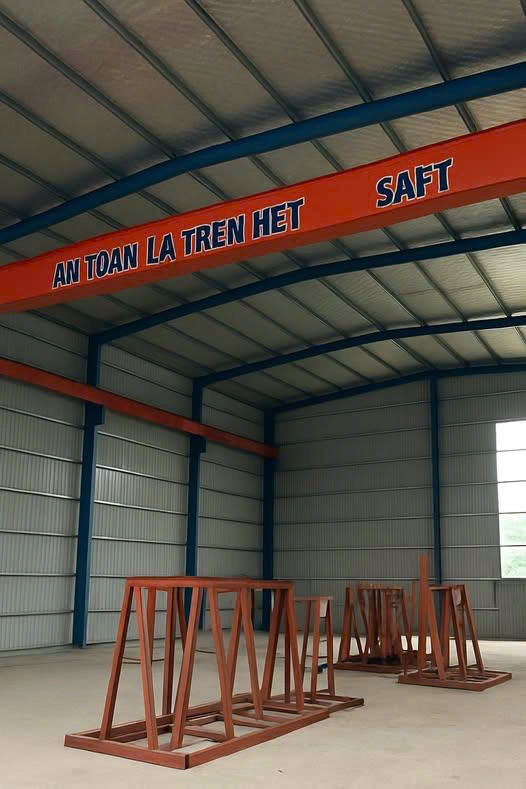 cho thuê kho xưởng diện tích 540m² tại Quốc Oai – Hà Nội, giá 60k xe container đỗ cửa