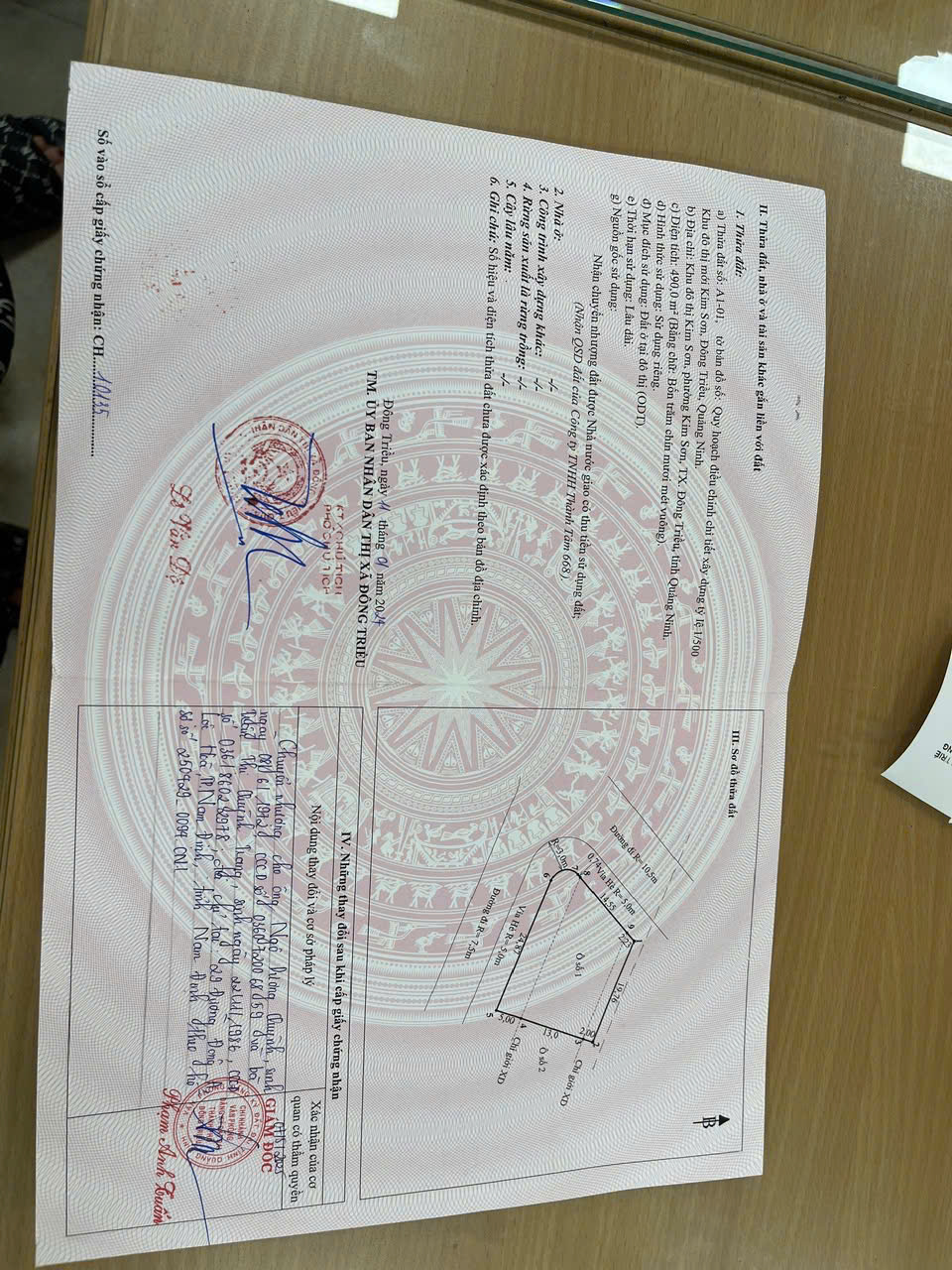 Cần Bán 2 lô Đất KHU ĐÔ THỊ KIM SƠN,TX ĐÔNG TRIỀU, QUẢNG NINH.