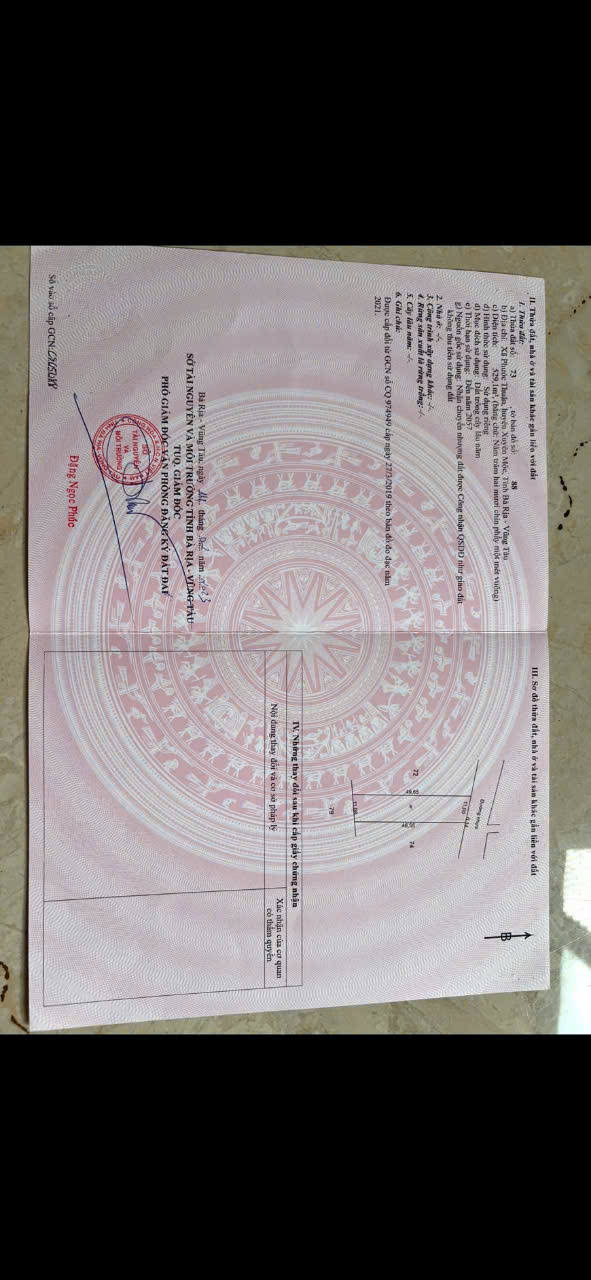 chủ cần bán đất mặt tiền đường 27/4 nối dài, xã hồ tràm, TPHCM DT 21*52 ( 1.092m2 ) 2 sổ, thổ cư, có bán lẽ 1 lô