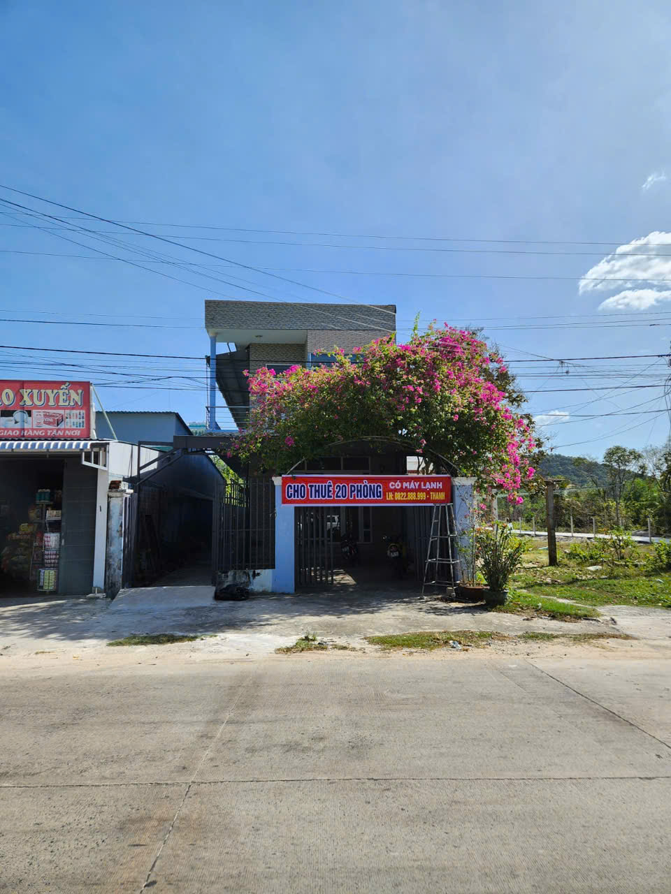 Cho thuê dãy trọ 20 phòng Ngã 3 Hương Toàn Bến Tràm 45tr/tháng - Sẵn máy lạnh