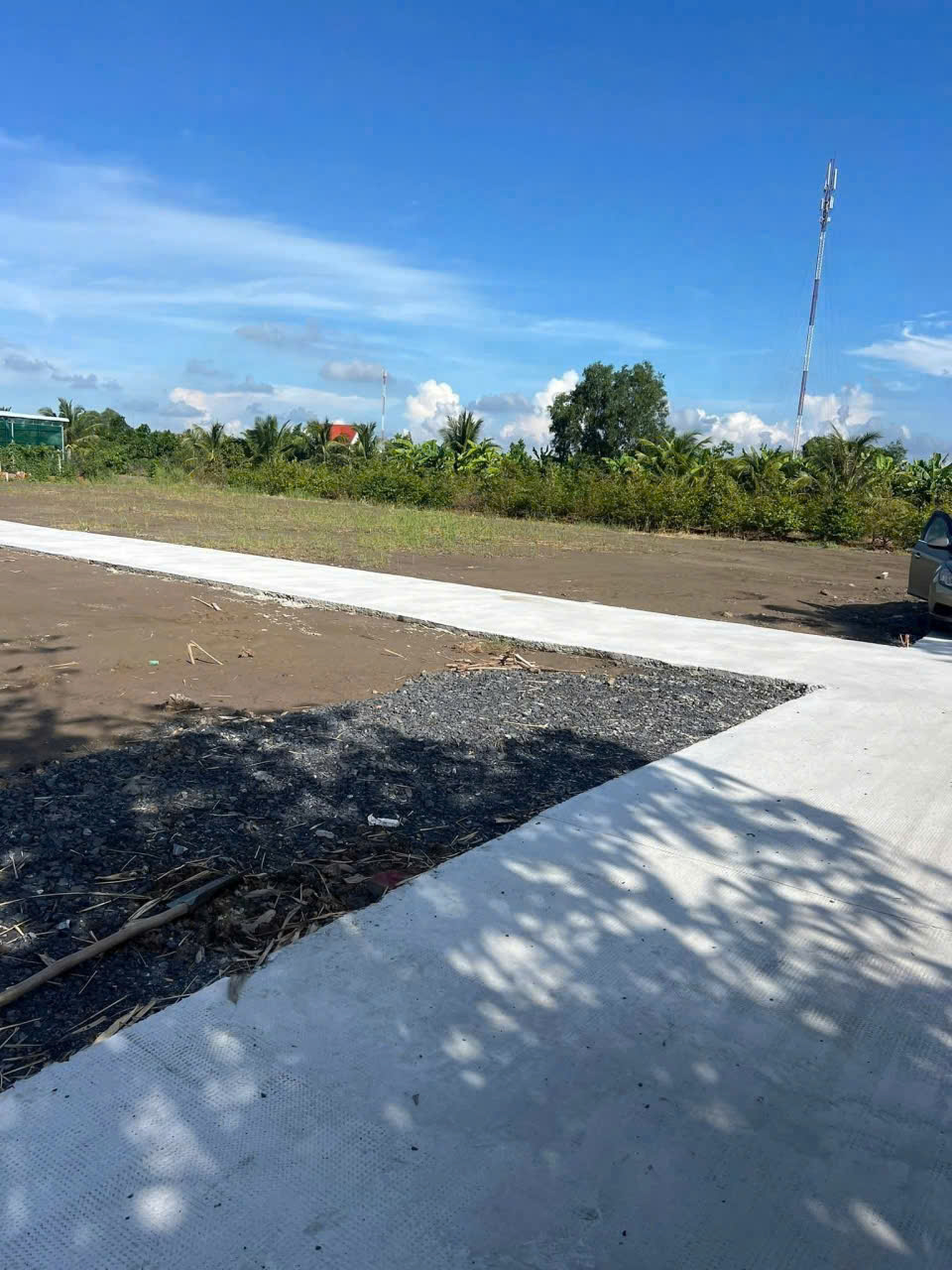 Bán nền thổ cư góc 2 mặt tiền xã Phước Vân , Cần Đước dt 132m2 giá 820 triệu