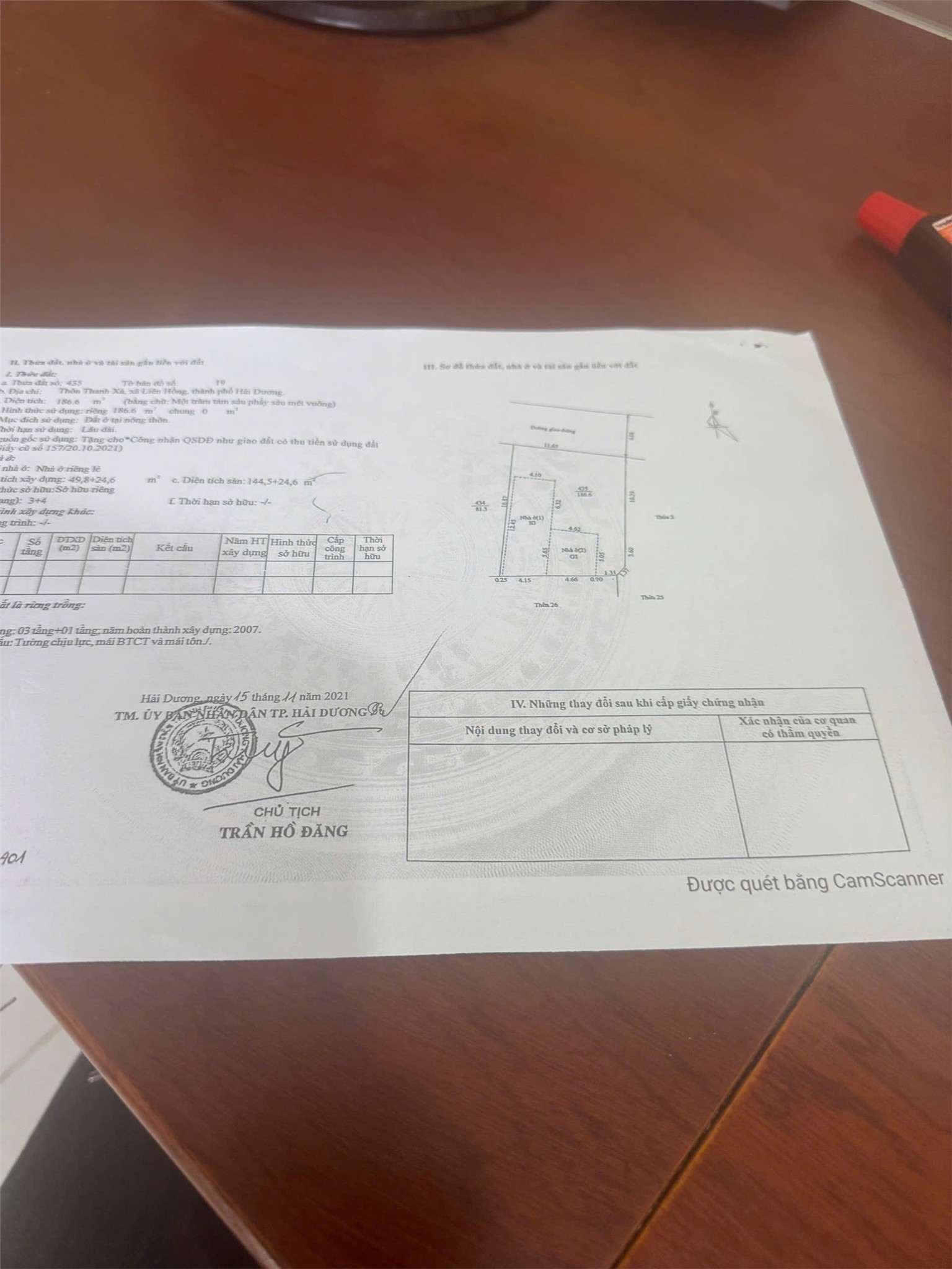 ĐẤT CHÍNH CHỦ - 1 LÔ DUY NHẤT Tại Thanh Xá, Xã Liên Hồng, TP Hải Dương, Hải Dương