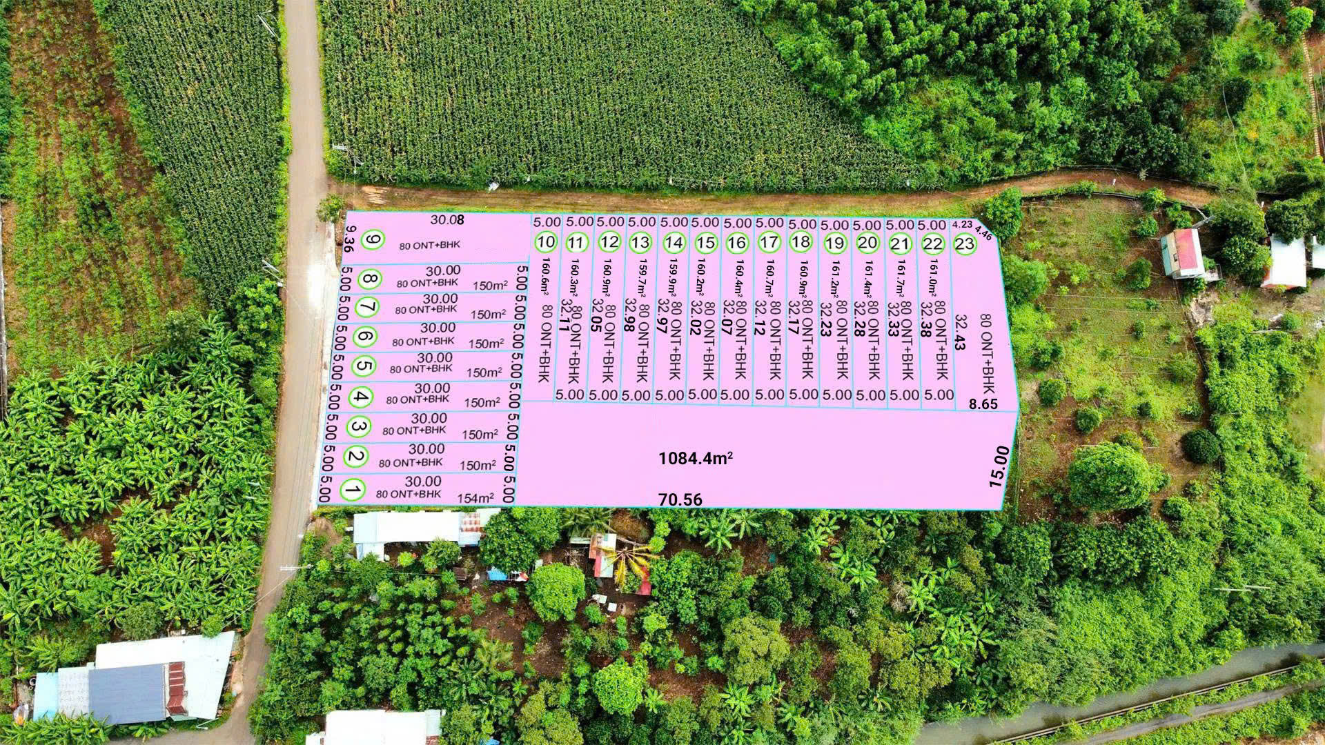 Cần bán 21 nền gần hồ Suối Rao, xã Suối Rao huyện Châu Đức, nay là Xuân Sơn- Tphcm