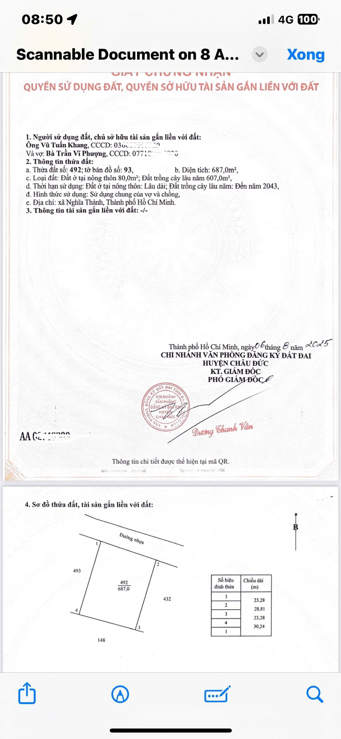 BÁN ĐẤT NGHĨA THÀNH, HCM, (Châu Đức, BRVT cũ) – GẦN NÚT GIAO CAO TỐC LONG THÀNH – HỒ TRÀM