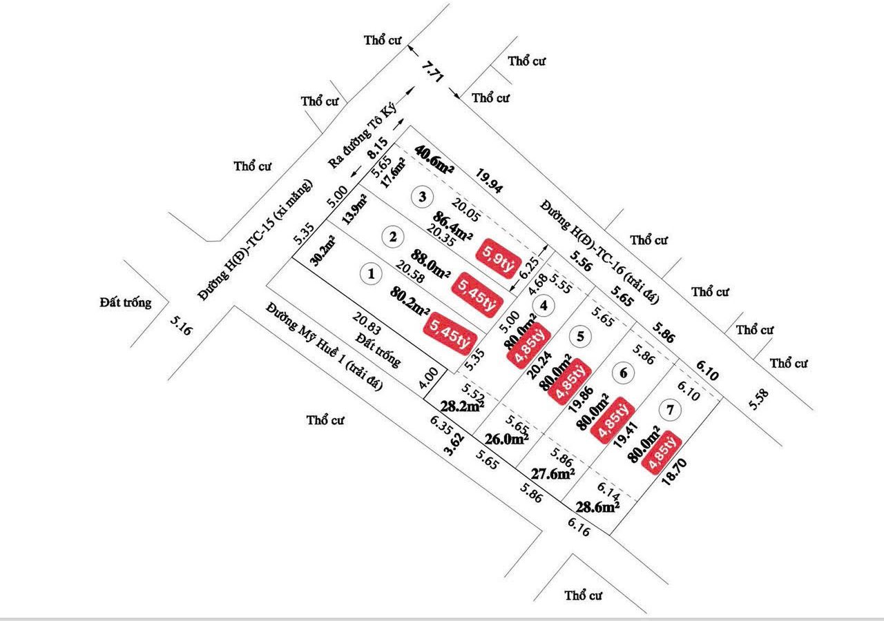 HÀNG MỚI NÓNG HỔI GIÁ FO HXH 1/ TÔ KÝ – NGÃ 3 BẦU – 2 MẶT TIỀN HIẾM