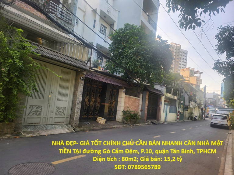 NHÀ ĐẸP- GIÁ TỐT CHÍNH CHỦ CẦN BÁN NHANH CĂN NHÀ MẶT TIỀN TẠI quận Tân Bình, TPHCM