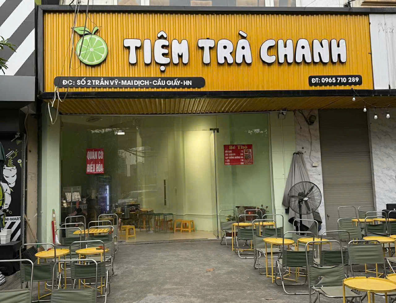SANG NHƯỢNG GẤP QUÁN TRÀ CHANH – SỐ 2 TRẦN VỸ,PHƯỜNG MAI DỊCH, QUẬN CẦU GIẤY,HÀ NỘI