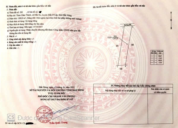 Chính Chủ Bán 20.000m2 Đất xã Đắk Ru, Đắk R'Lấp, Đắk Nông (Giáp ranh Bình Phước), Đã Có Sổ