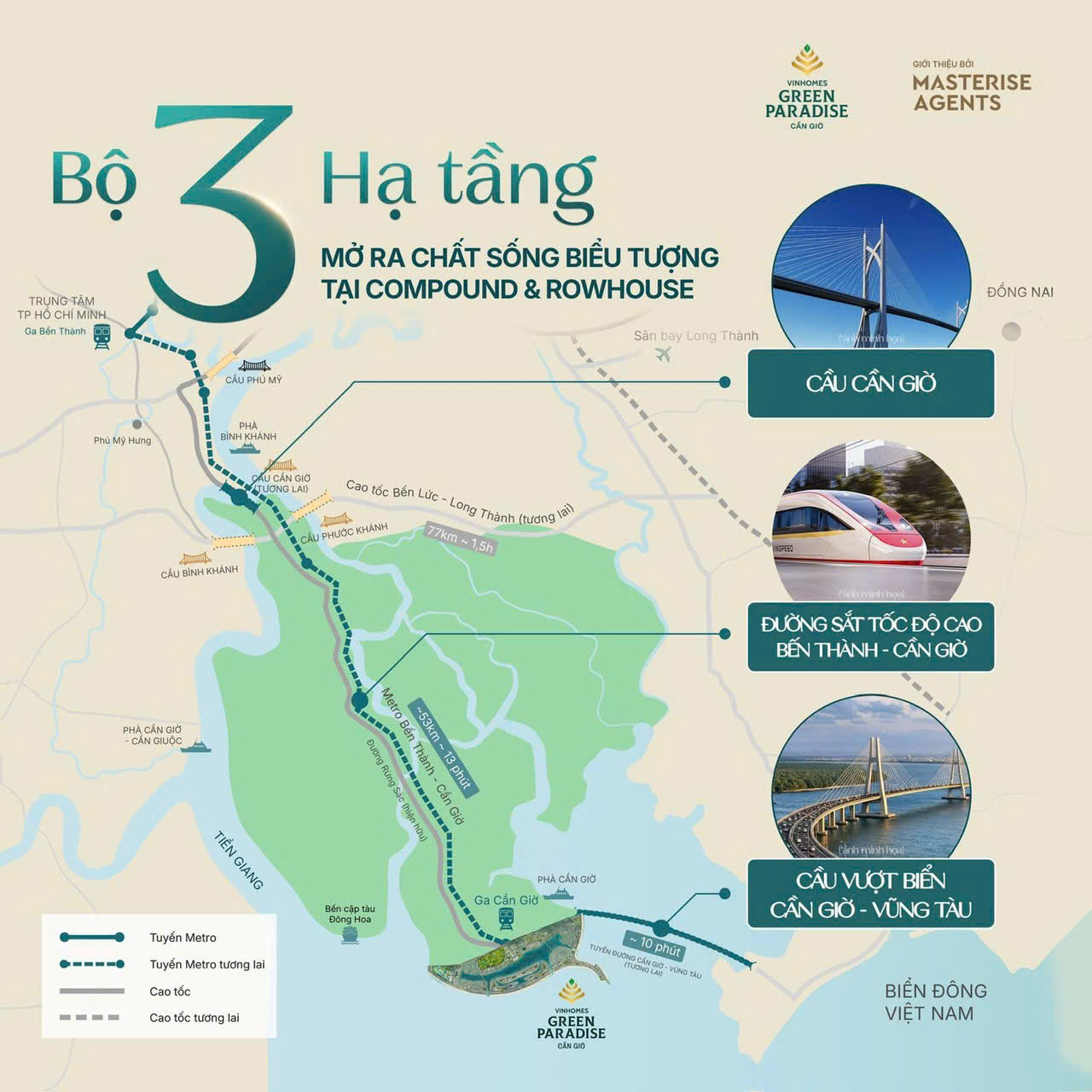 Vinhomes Green Paradise là siêu đô thị lấn biển quy mô lớn của Vingroup tại Cần Giờ, TP. HCM