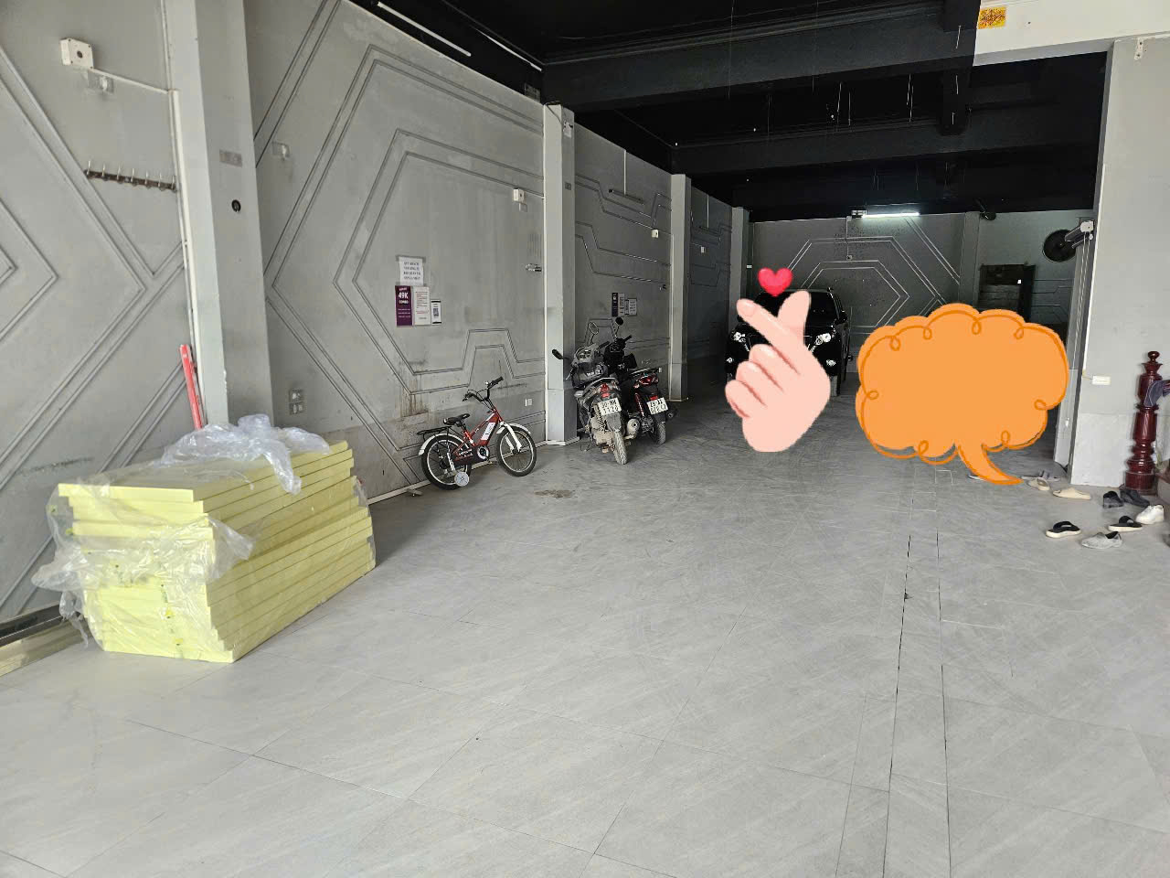 cho thuê mặt bằng kinh doanh tại khu giãn dân Triều Khúc, Thanh Xuân. Mặt bằng tầng 1 diện tích 150m