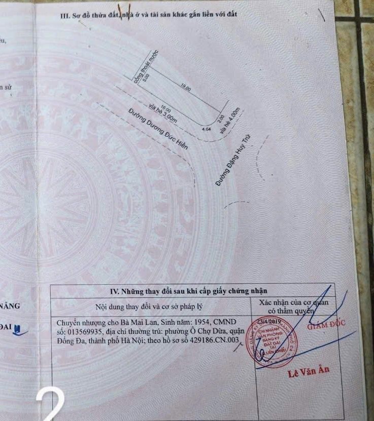 Góc 2mt đường 7.5m Đặng Huy Trứ & Dương Đức Hiền - cách biển 150m