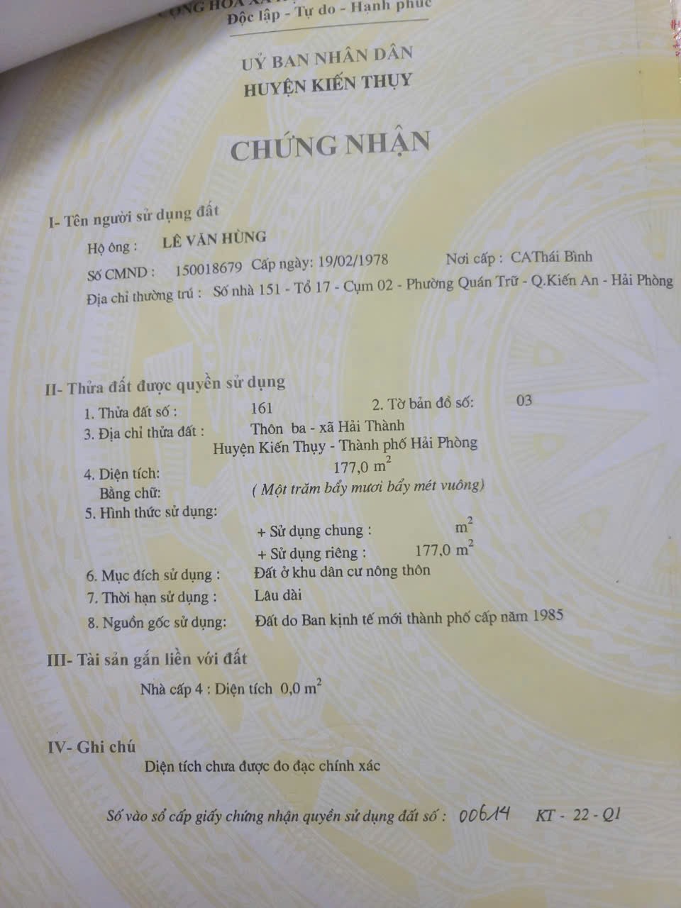 177m² Hải Thành – Mặt trục chính công viên – Đường nhựa 7,5m – Giá 2x tr/m² – Hàng vị trí trung tâm ZALO 0567 222 555