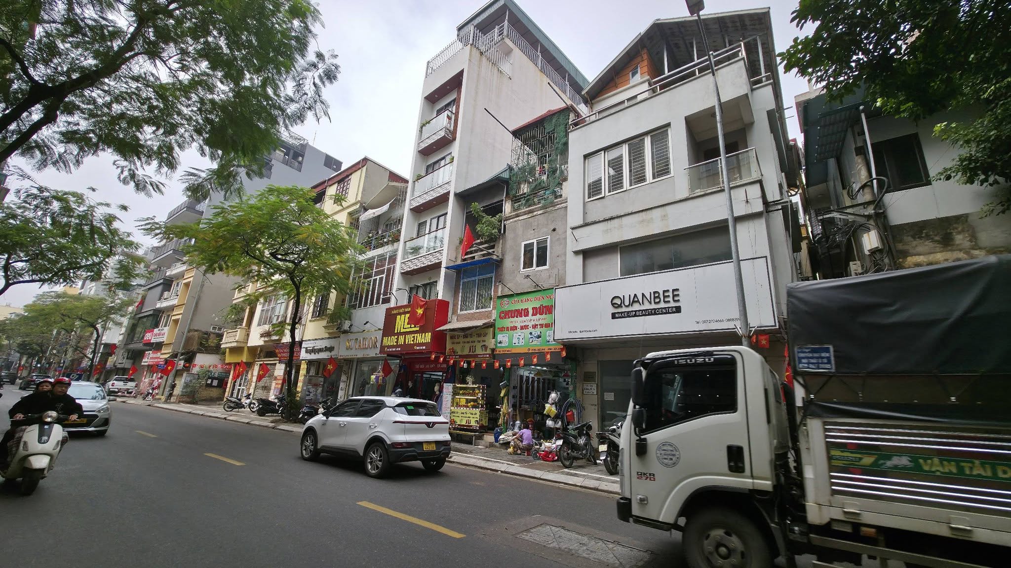 MẶT PHỐ, THỤY KHUÊ, TÂY HỒ-VỈA HÈ-KD-Ô TÔ:60M X4T, MT 5,3M, GIÁ 42,9 TỶ