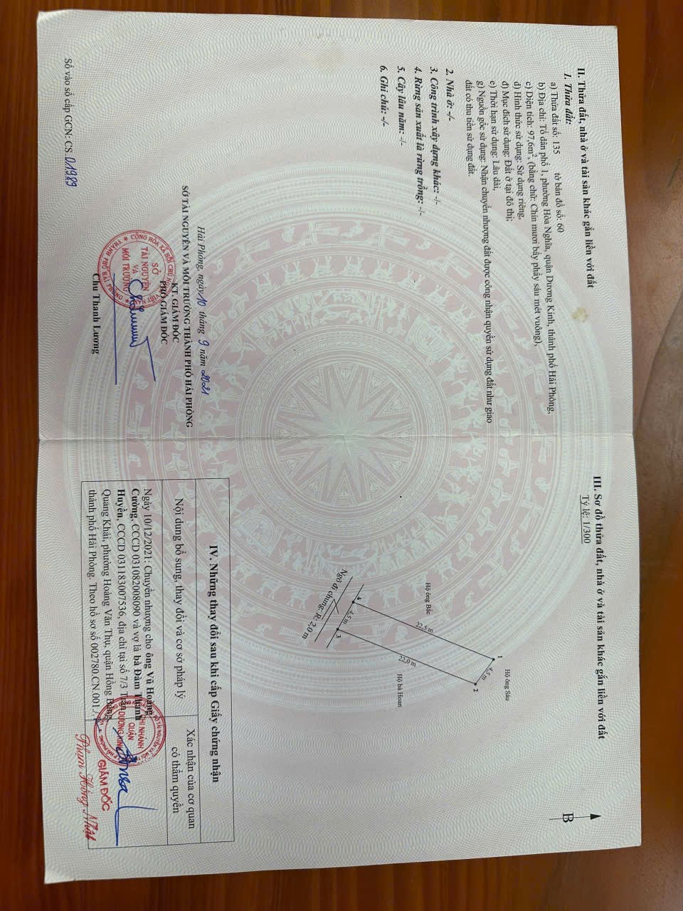 Đất gần Vinhomes Dương Kinh – 97,6m² vị trí hiếm, sát trục lớn Giá tốt khu vực ZALO 0567 222 555