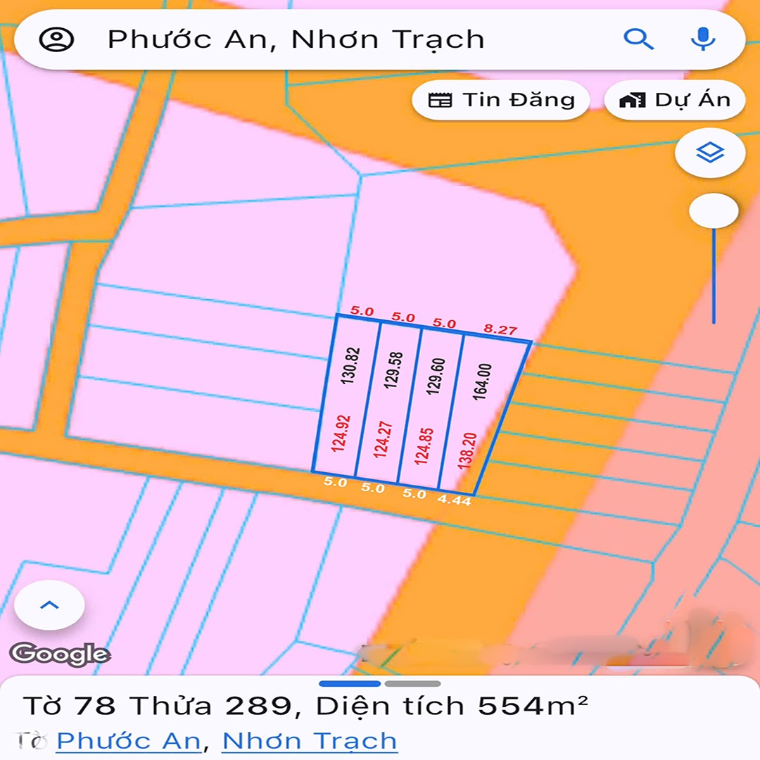 BÁN ĐẤT NỀN KHU DÂN CƯ XÃ PHƯỚC AN NHƠN TRẠCH – FULL THỔ CƯ – GIÁ F0