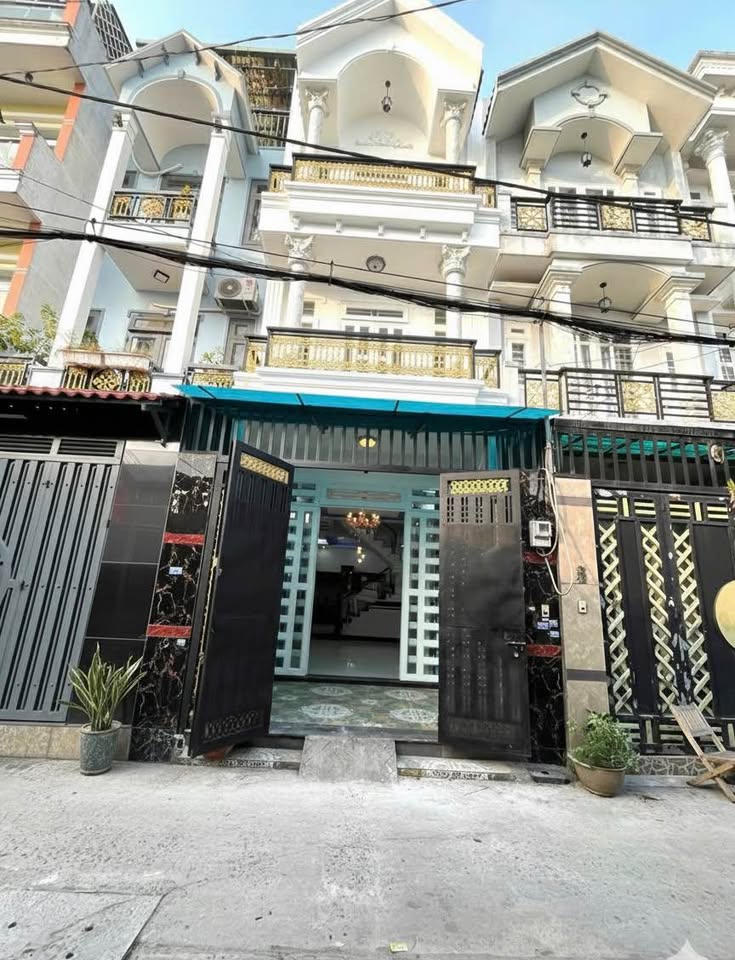 BÁN NHÀ 4 TẦNG HẺM XE HƠI – 60M² NỞ HẬU – GẦN CHỢ HIỆP THÀNH - HIỆP THÀNH 13, QUẬN 12.