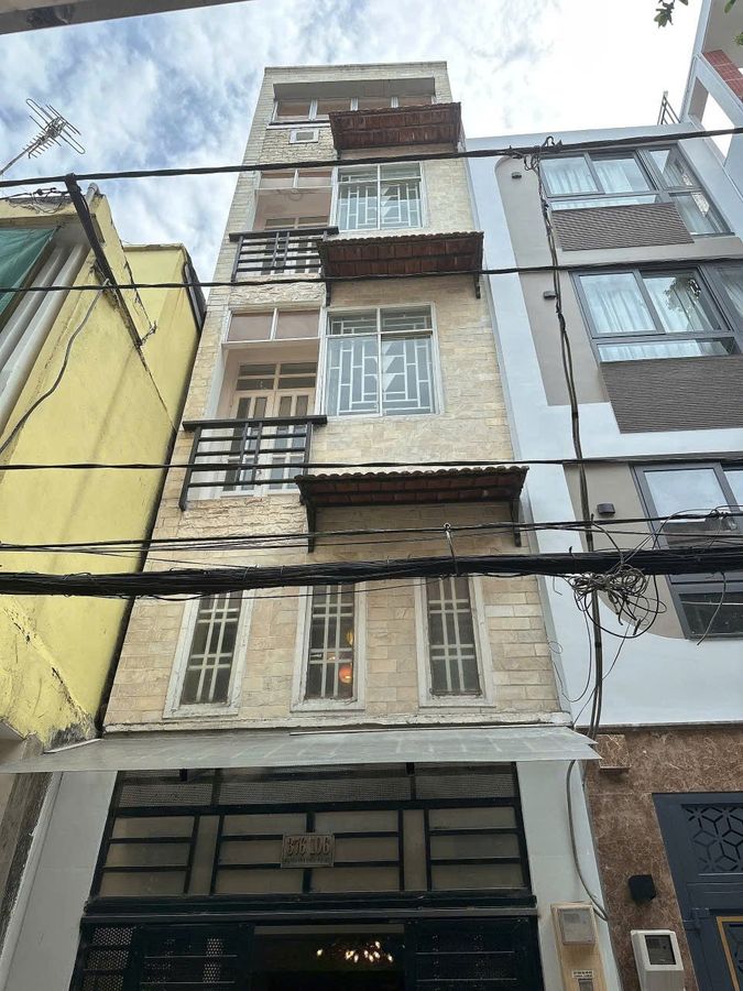 Nhà Nguyễn Đình Chiểu Quận 3 – 5 tầng – Hẻm 4m thông – 3PN - sổ vuông hoàn công đủ