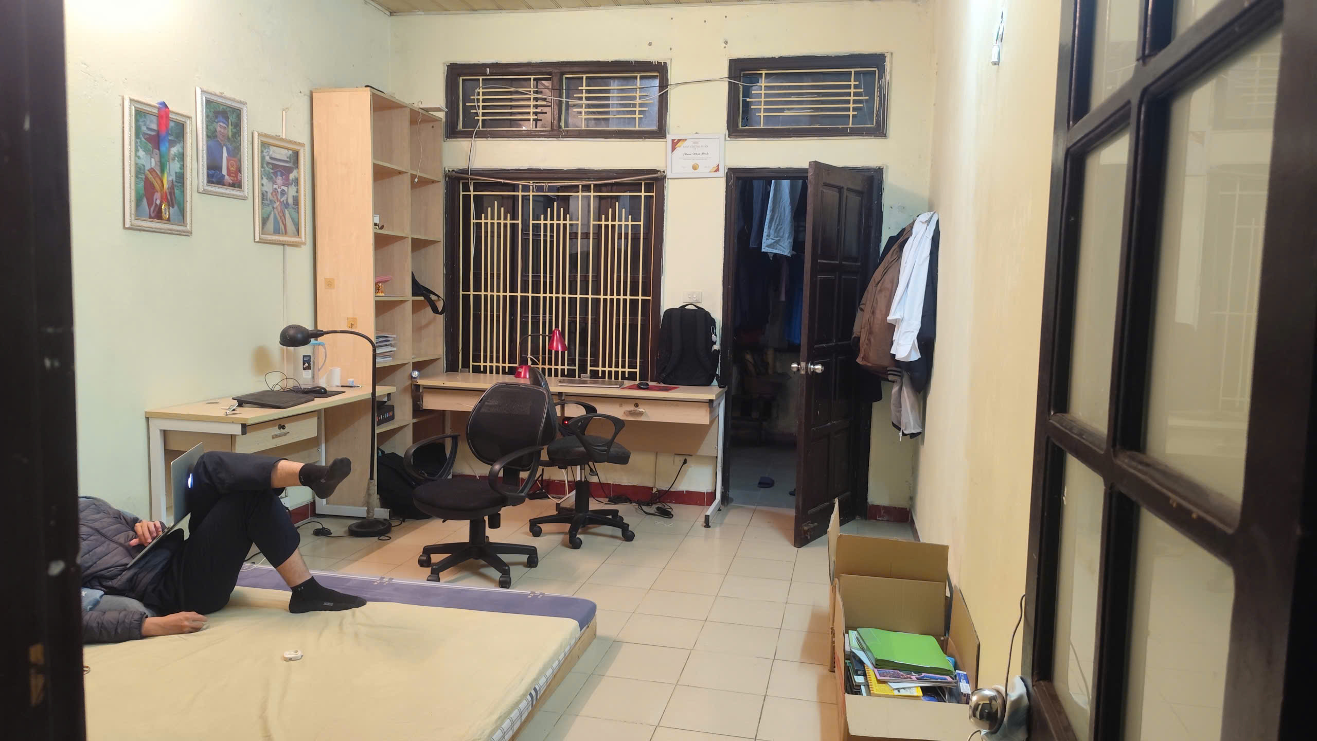 Cho thuê nhà ngõ Nguyễn Đức Cảnh, 46m² x 2 tầng, 2 ngủ, 8 Triệu