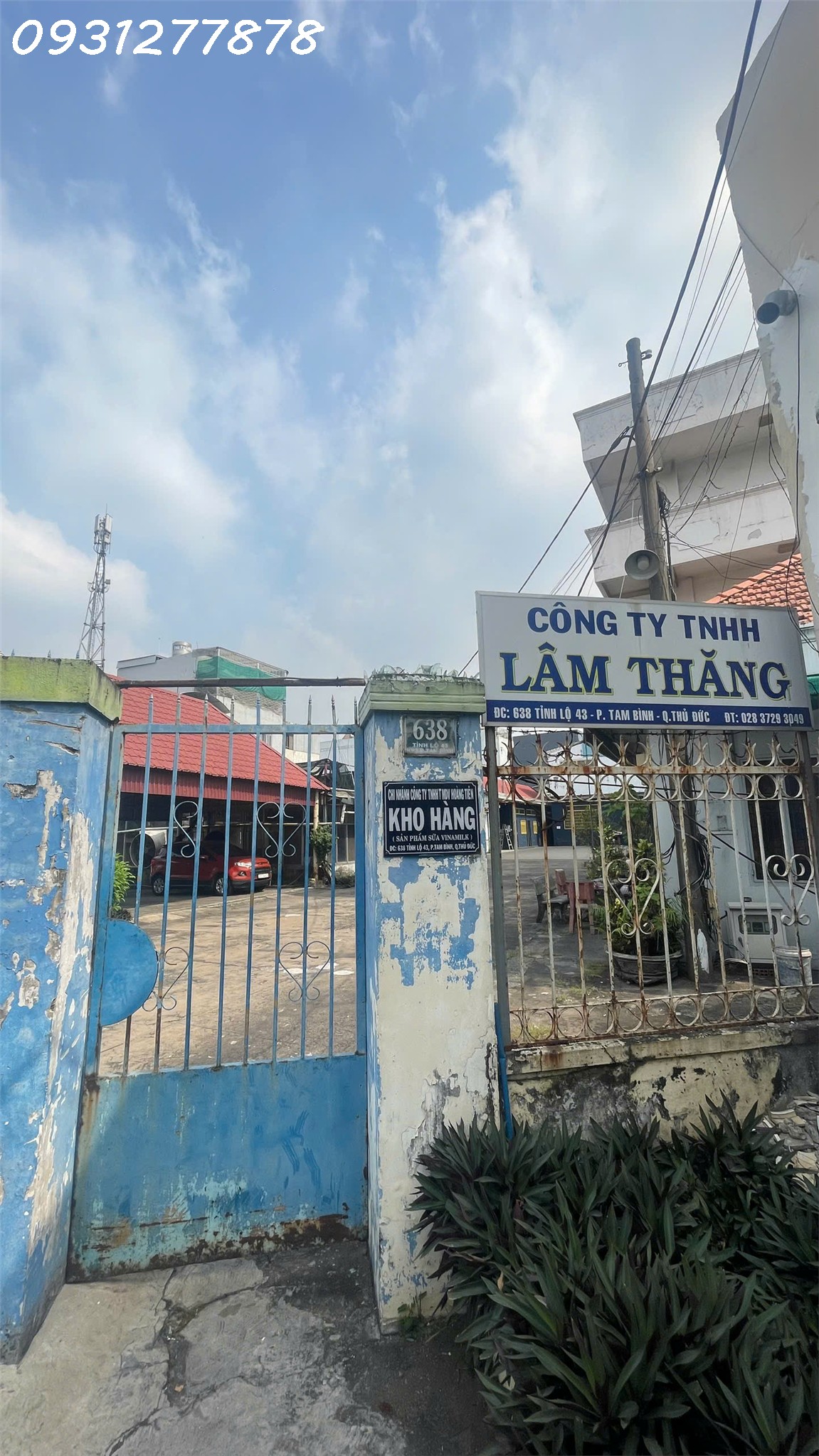 ✨CHO THUÊ KHO XƯỞNG 3500m -MẶT TIỀ.N ĐƯỜNG Tô Ngọc Vân Tam Phú Thủ Đức 400 tr