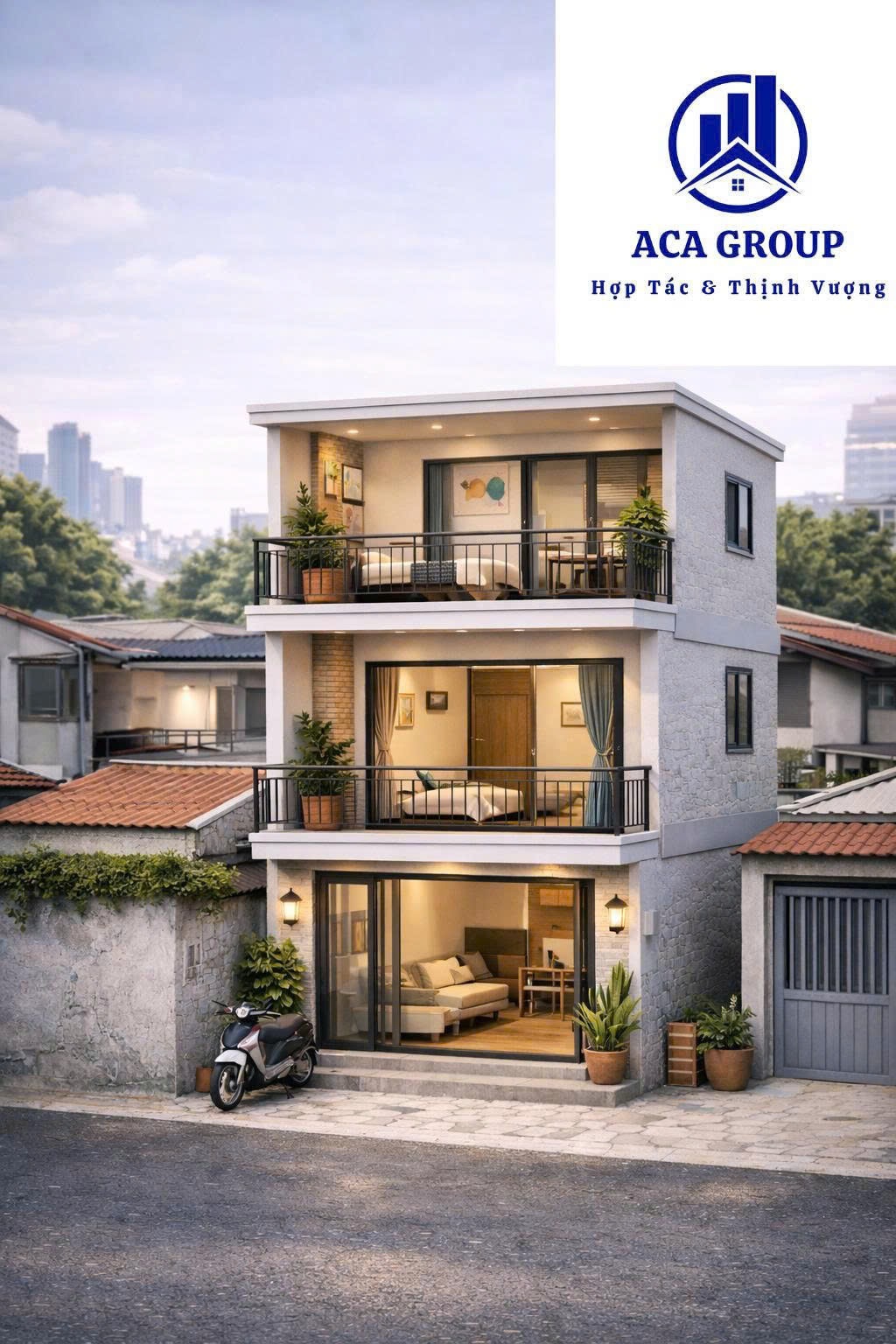 CHO THUÊ NHÀ 3 TẦNG MẶT TIỀN GẦN CHỢ ĐÔNG BA – HUẾ