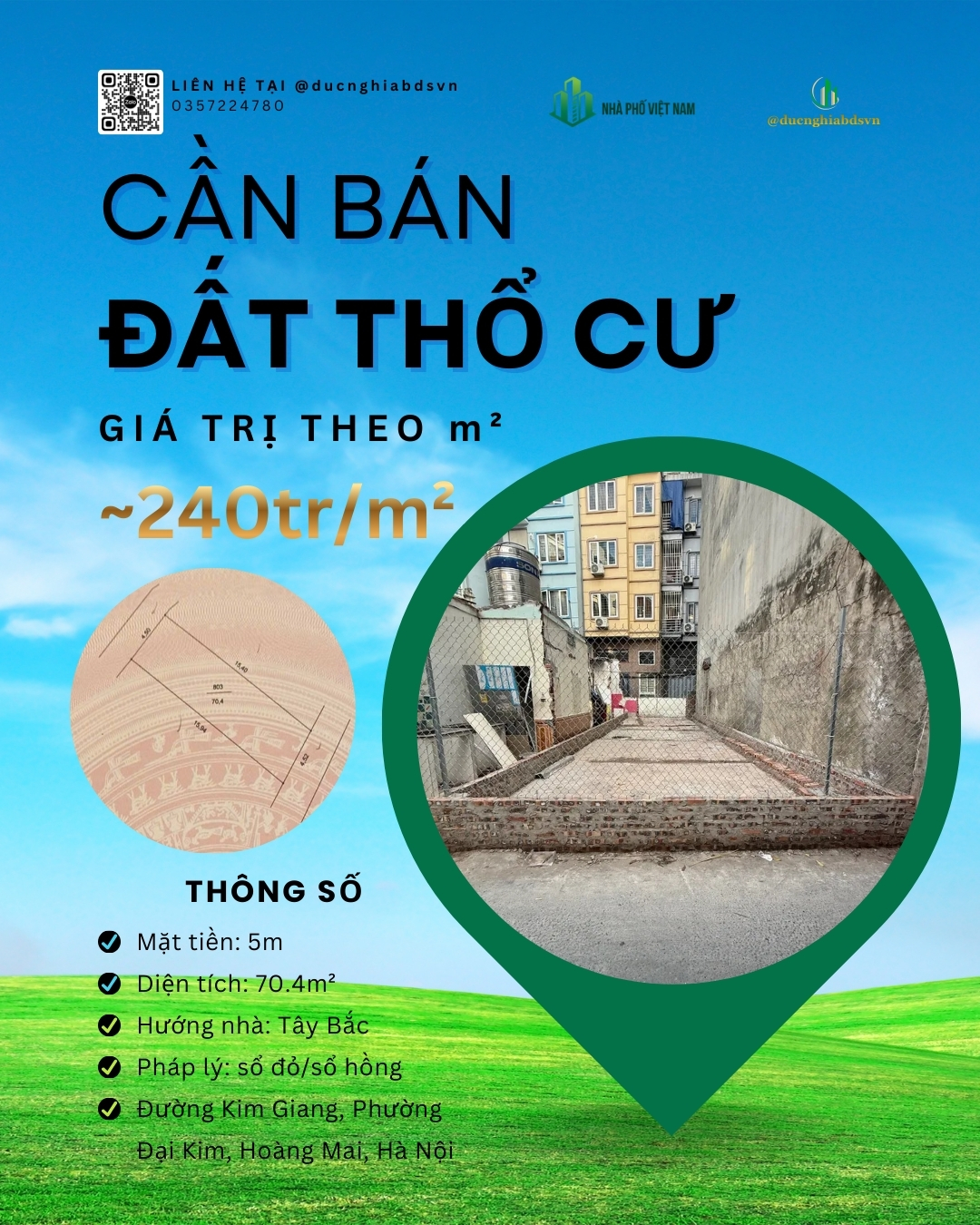 KIM GIANG – HOÀNG MAI | ĐẤT HIẾM – 2 MẶT NGÕ – KINH DOANH TỐT