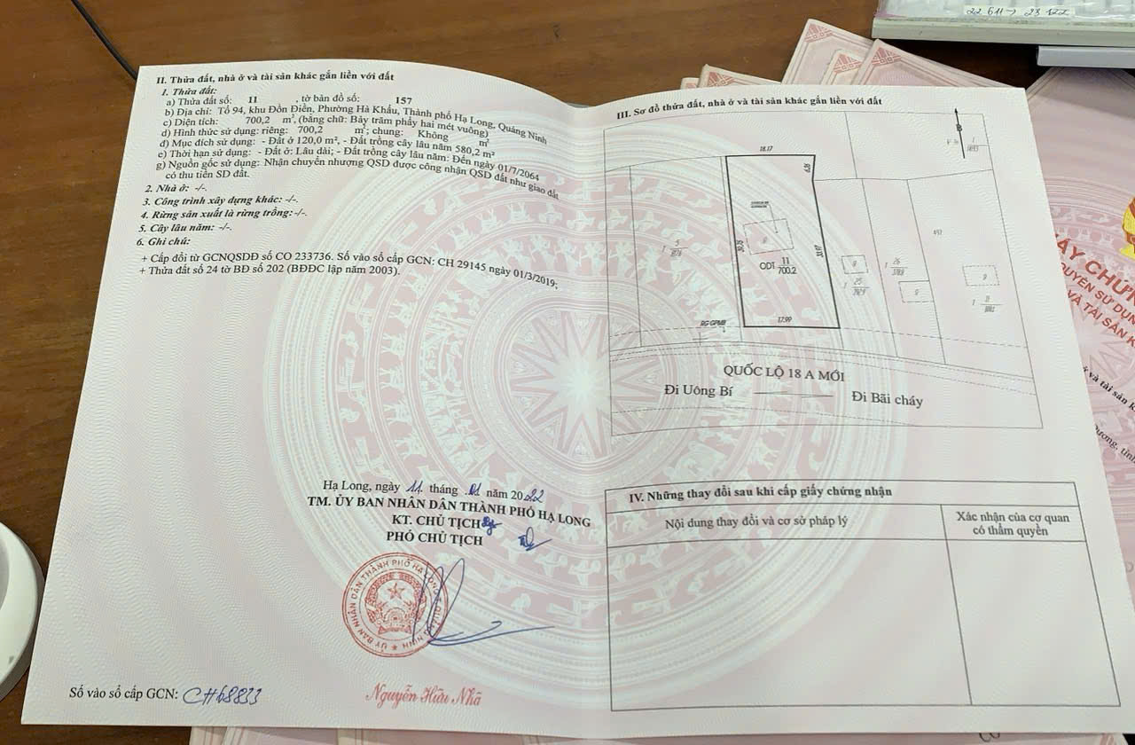 BÁN ĐẤT MẶT ĐƯỜNG CHÍNH HÀ KHẨU PHƯỜNG TUẦN CHÂU, TỈNH QUẢNG NINH