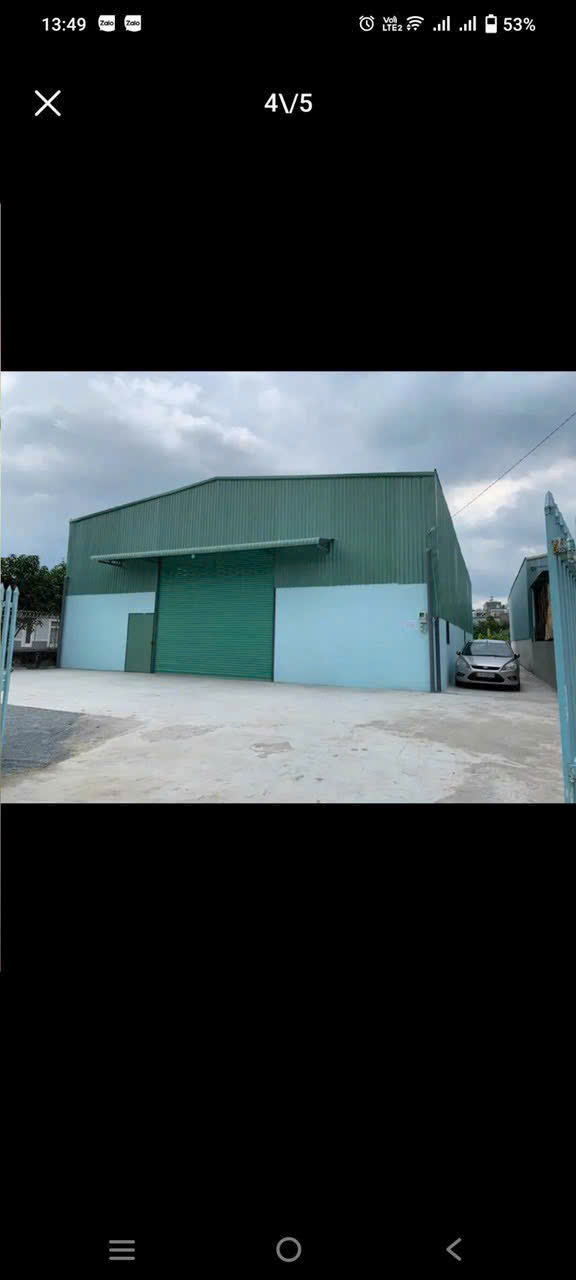 BÁN XƯỞNG SKC ĐƯỜNG CONTER 1/ LÊ THỊ RIÊNG, Q12 DÒNG TIỀN 100TR/THÁNG