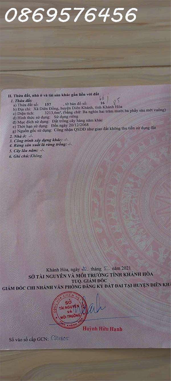 ĐẤT VƯỜN TẠI NHA TRANG KHÁNH HOÀ CẦN BÁN
