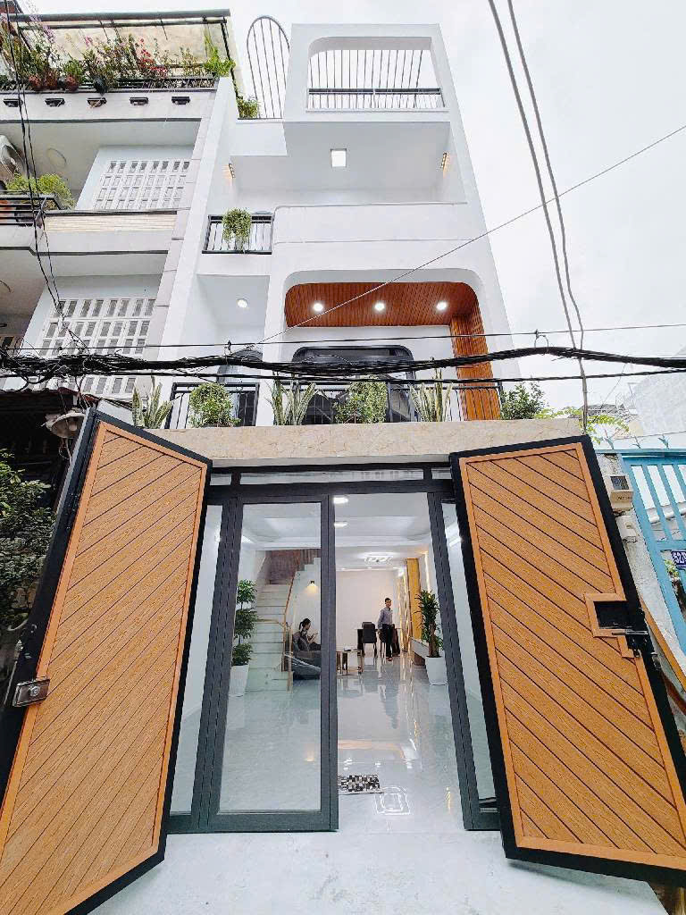 NHÀ ĐẸP 4 TẦNG,Hẻm XE HƠI,NGUYỄN THỊ THẬP, TÂN THUẬN, QUẬN 7, NHỈN 12 TỶ Biệt Thự Phố đồng nhất Rất thuận tiện Mở