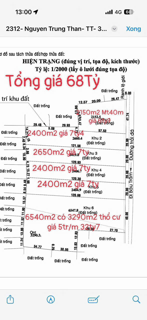 HÀNG MỚI NÓNG HỔI - SIÊU PHẨM ĐẤT LỐC 06 LÔ BÌNH MỸ (TRUNG AN CŨ), CỦ CHI